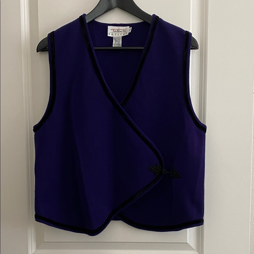 Talbots Deep Purple Wool Garment